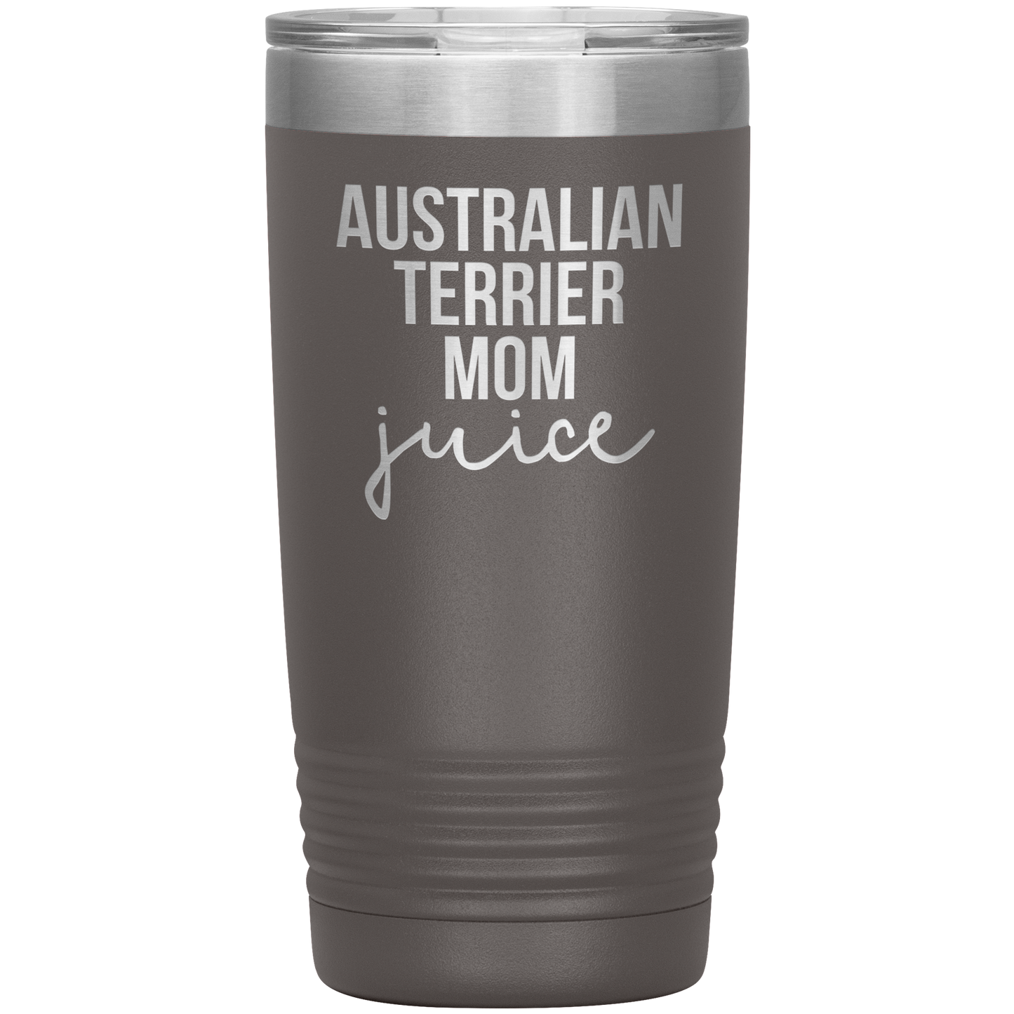 Australian Terrier Mom Tumbler, Funny Travel Coffee Mug, Birthday Gifts for Men and Women