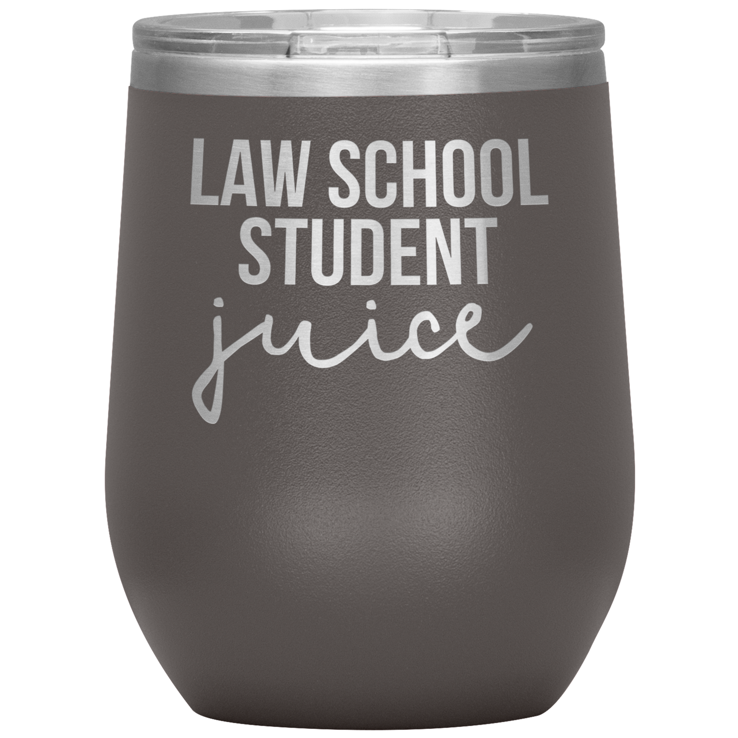 Law School Student Wine Tumbler, Law School Student Gifts, Travel Wine Cup, Birthday Gifts for Men and Women