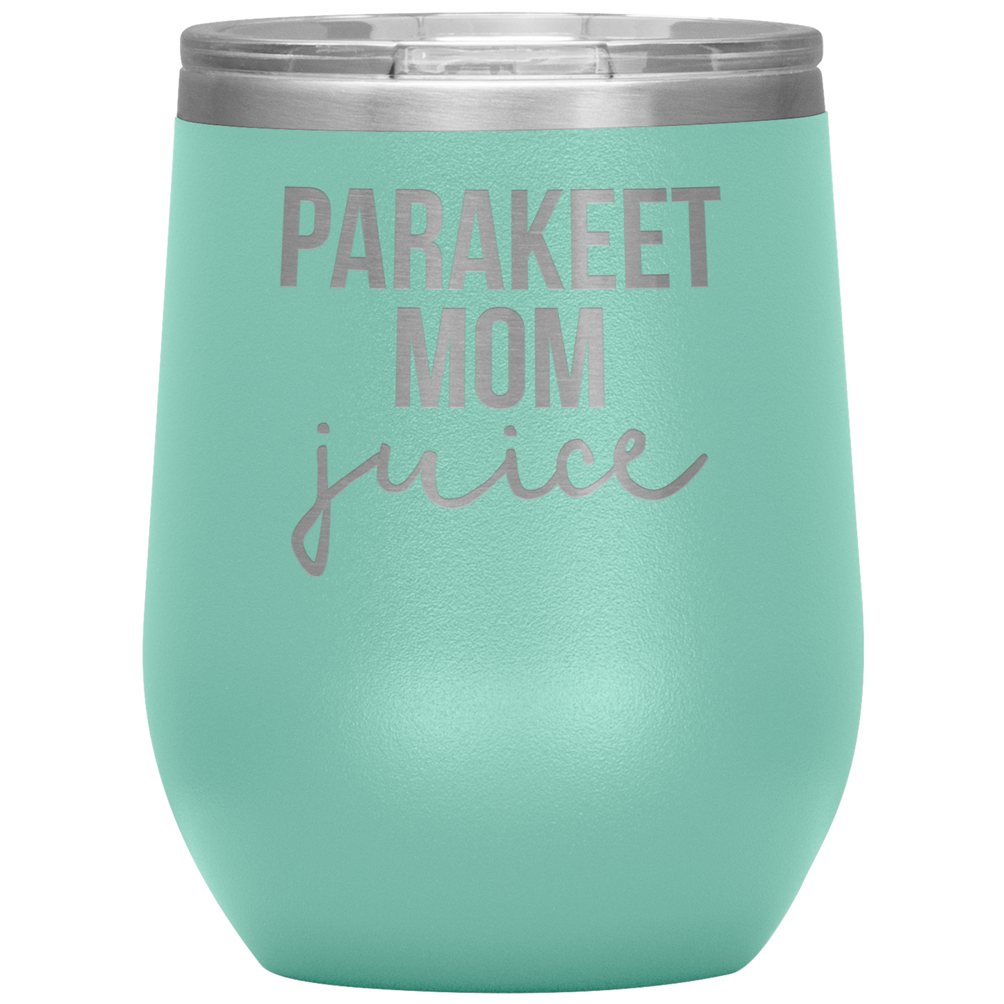 Parakeet Mom Wine Tumbler, Parakeet Mom Gifts, Travel Wine Cup, Birthday Gifts for Men and Women