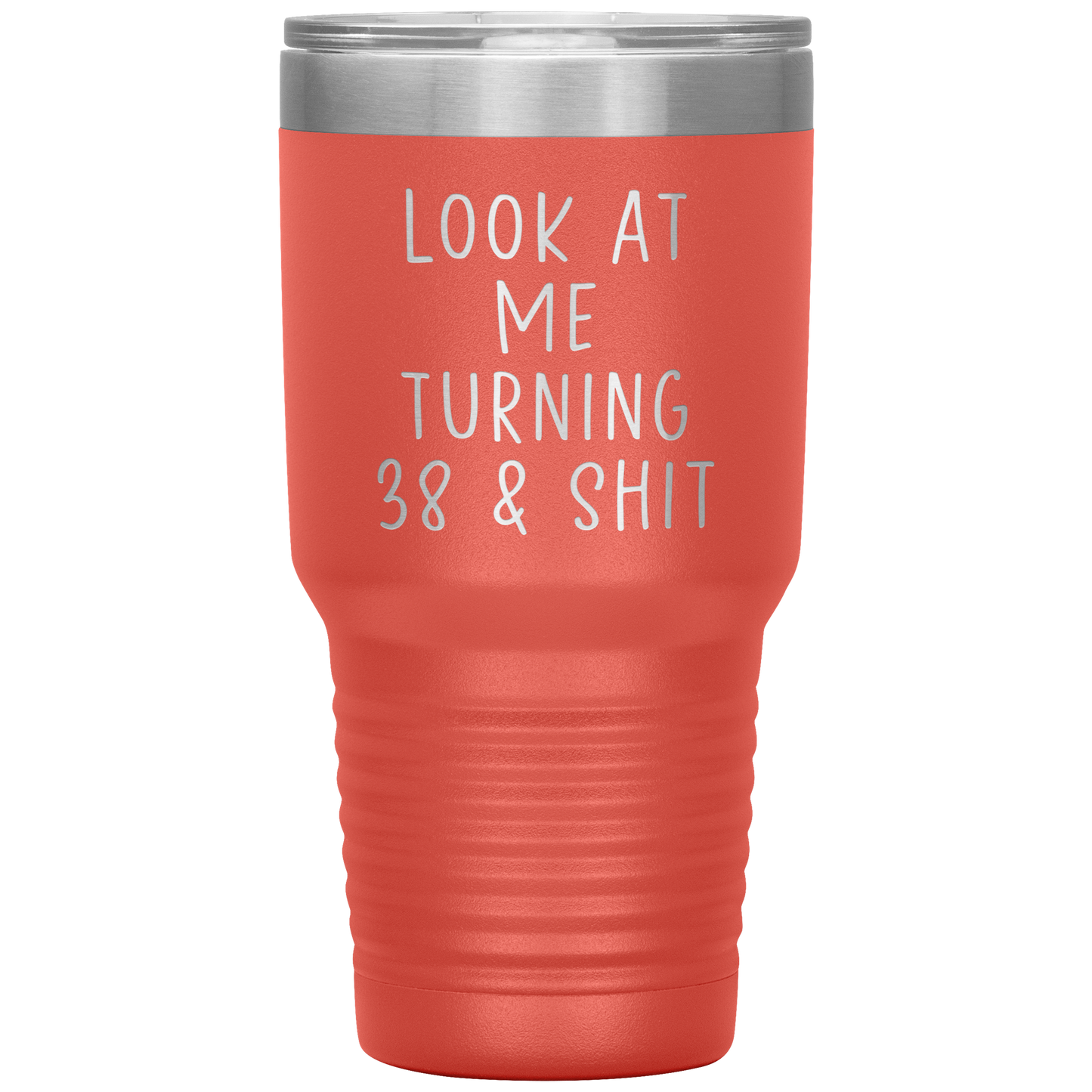 38th Birthday Tumbler, 38th Birthday Gifts, Travel Coffee Mug, Birthday Gifts for Men and Women