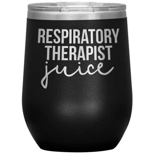 Thérapeute respiratoire Tumbler, Thérapeutes respiratoires Cadeaux, Coupe du vin, Cadeaux d'anniversaire pour les hommes et les femmes