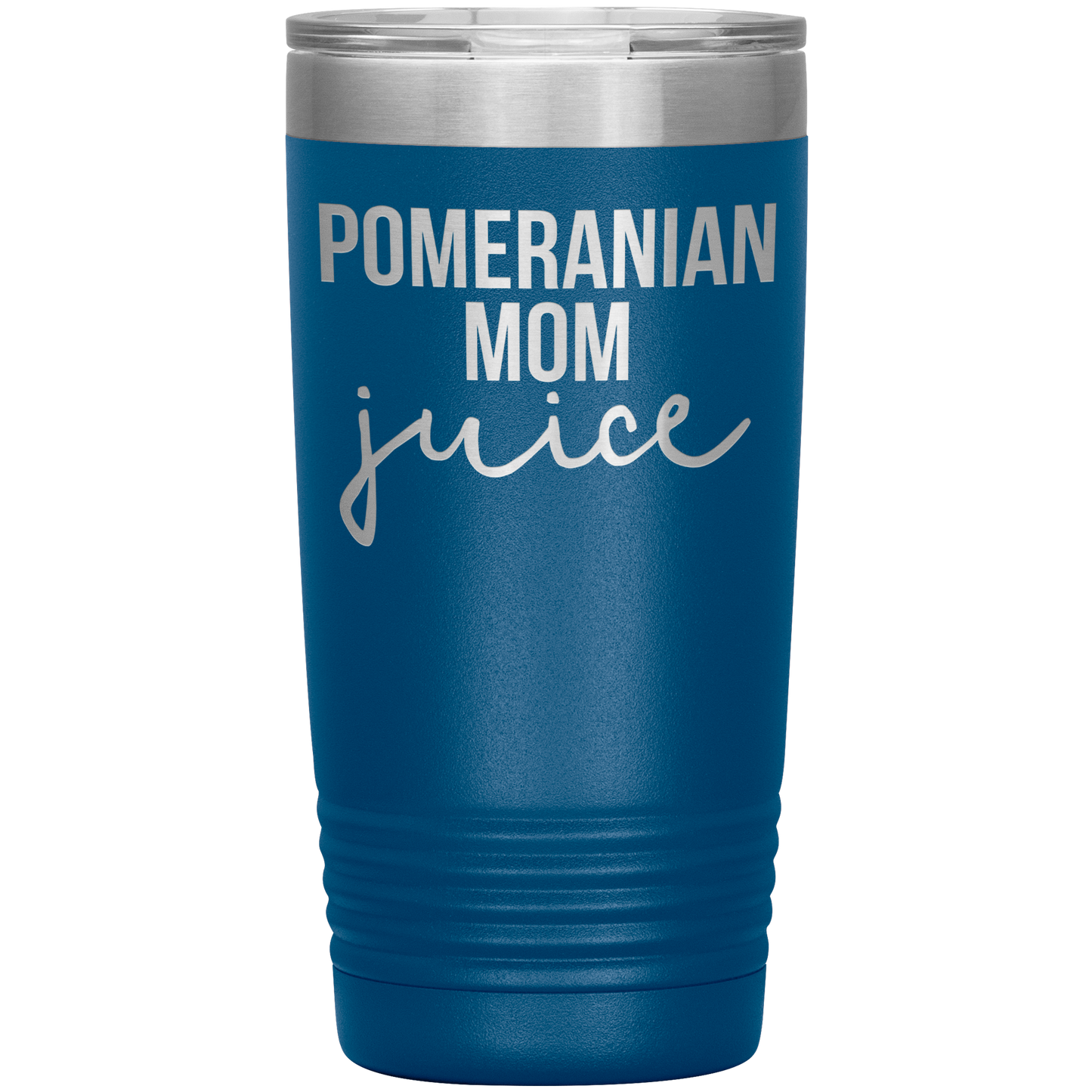 Pomeranian Mom Tumbler, Pomeranian Mom Gifts, Travel Coffee Mug, Cadeaux d’anniversaire pour hommes et femmes