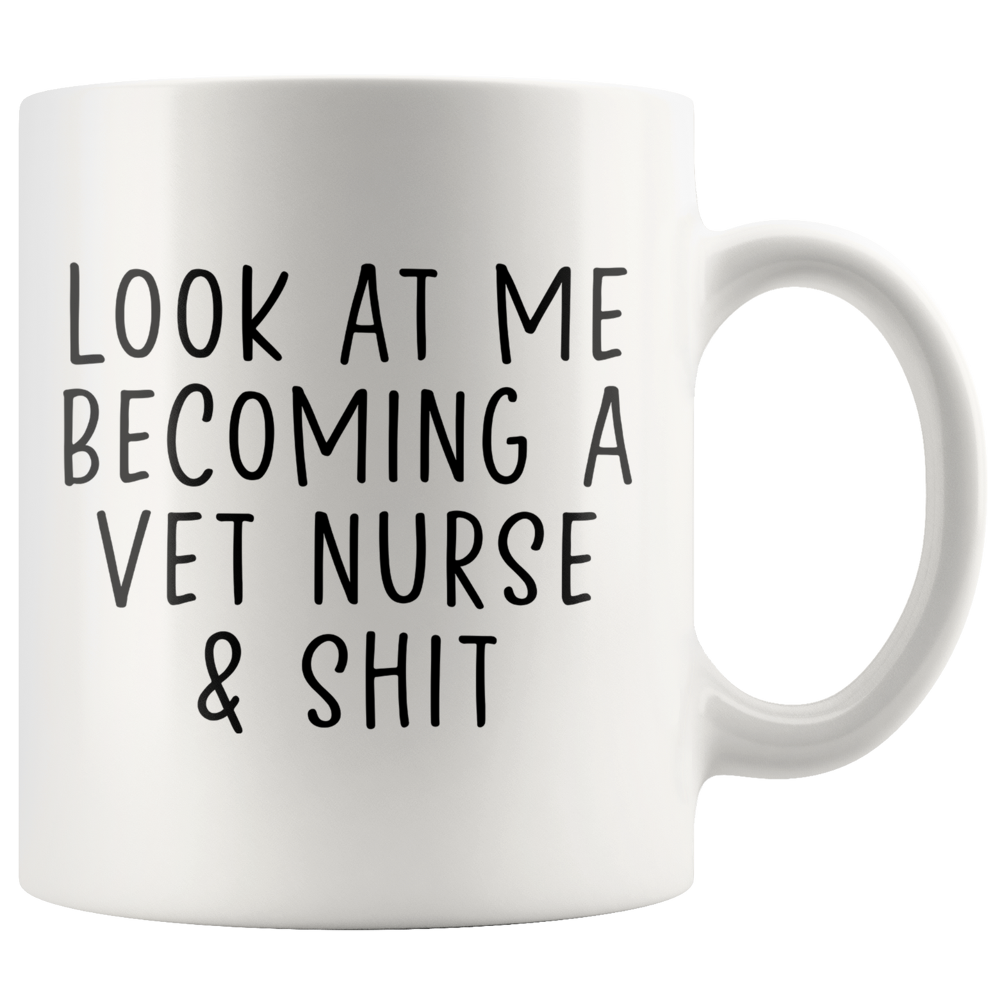 Vet Nurse Gifts, Veterinary Nursing Coffee Mug, Veterinarian Nurse Two Tone Accent Cup, Birthday Gift for Men and Women