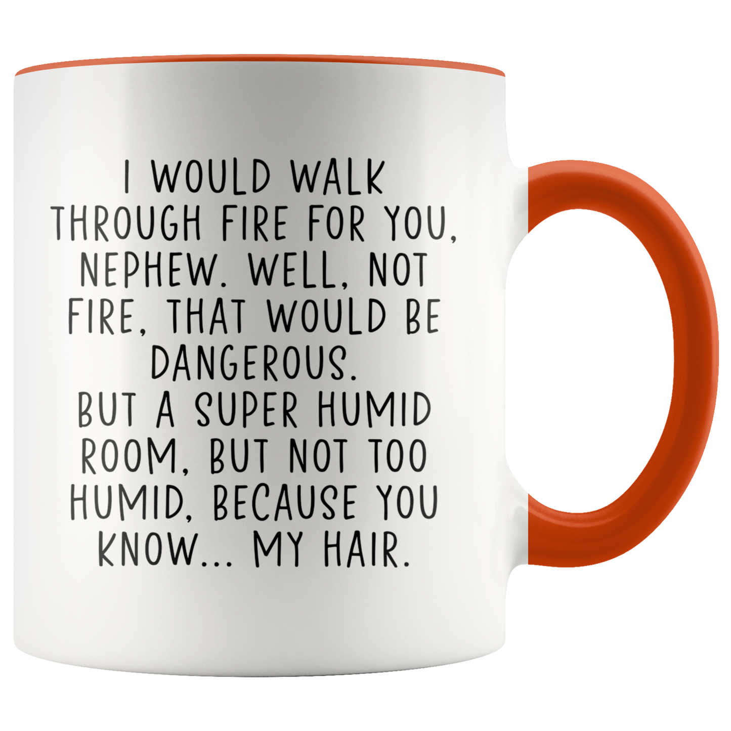 Nephew Gifts, Coffee Mug, Two Tone Accent Cup, Birthday Gift for Men and Women