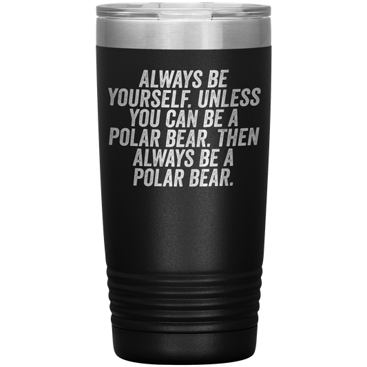 Ours polaire Tumbler, Ours polaire Cadeaux, Voyage Café Tasse, Cadeaux D'anniversaire pour hommes et femmes