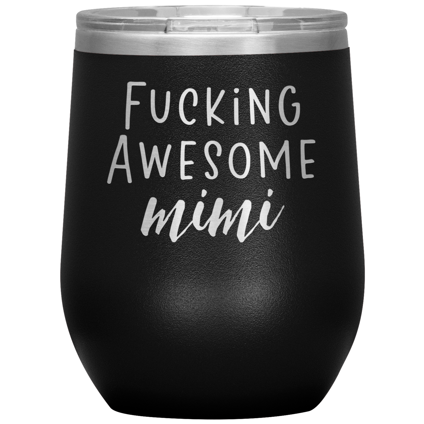 Mimi Wine Tumbler, Mimi Gifts, Travel Wine Cup, Birthday Gifts for Men and Women