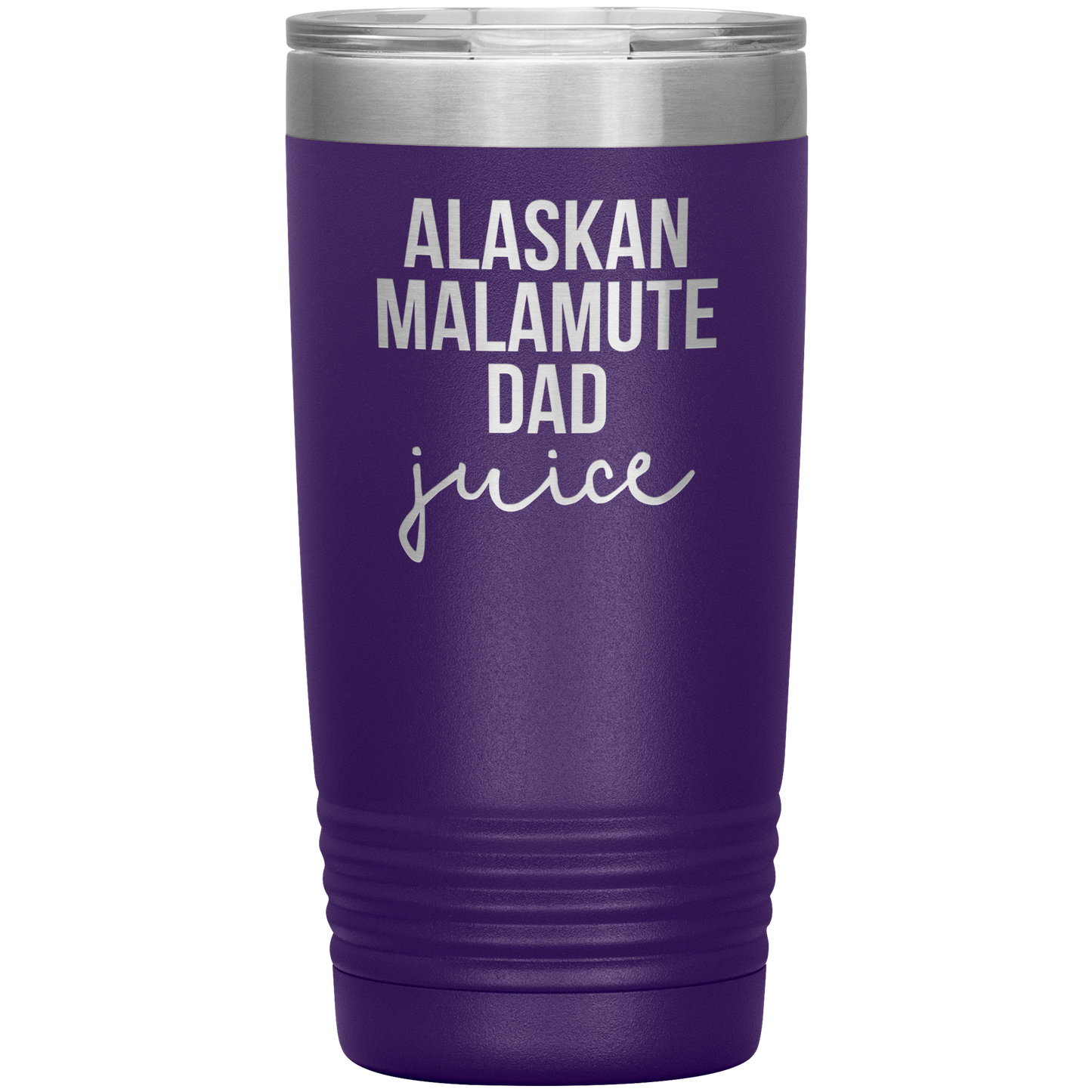 Alaskan Malamute Dad Tumbler, Funny Travel Coffee Mug, Birthday Gifts for Men and Women