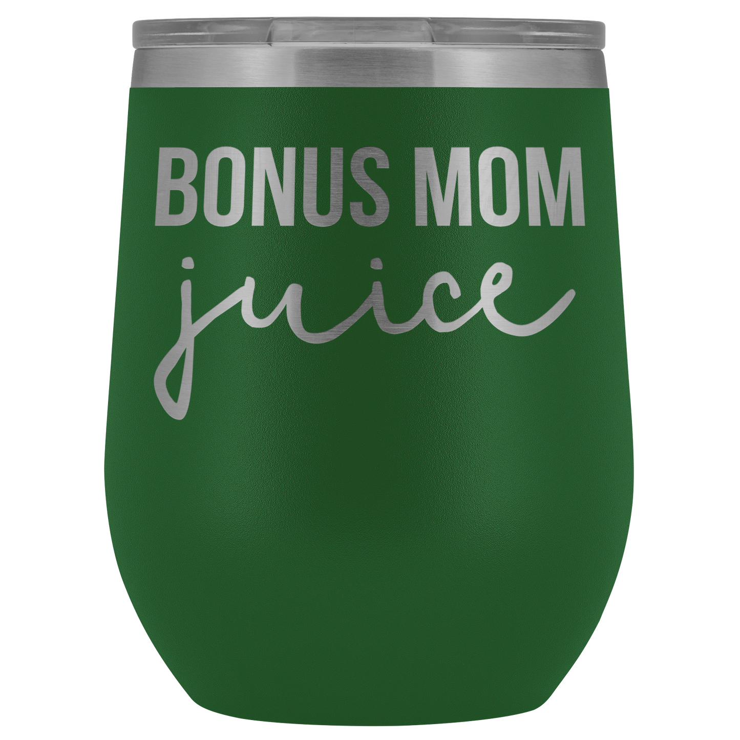 Bonus Mom Gifts, Bonus Mom Wine Tumbler, Bonus Mom Cup, Funny Birthday Gifts for Men and Women