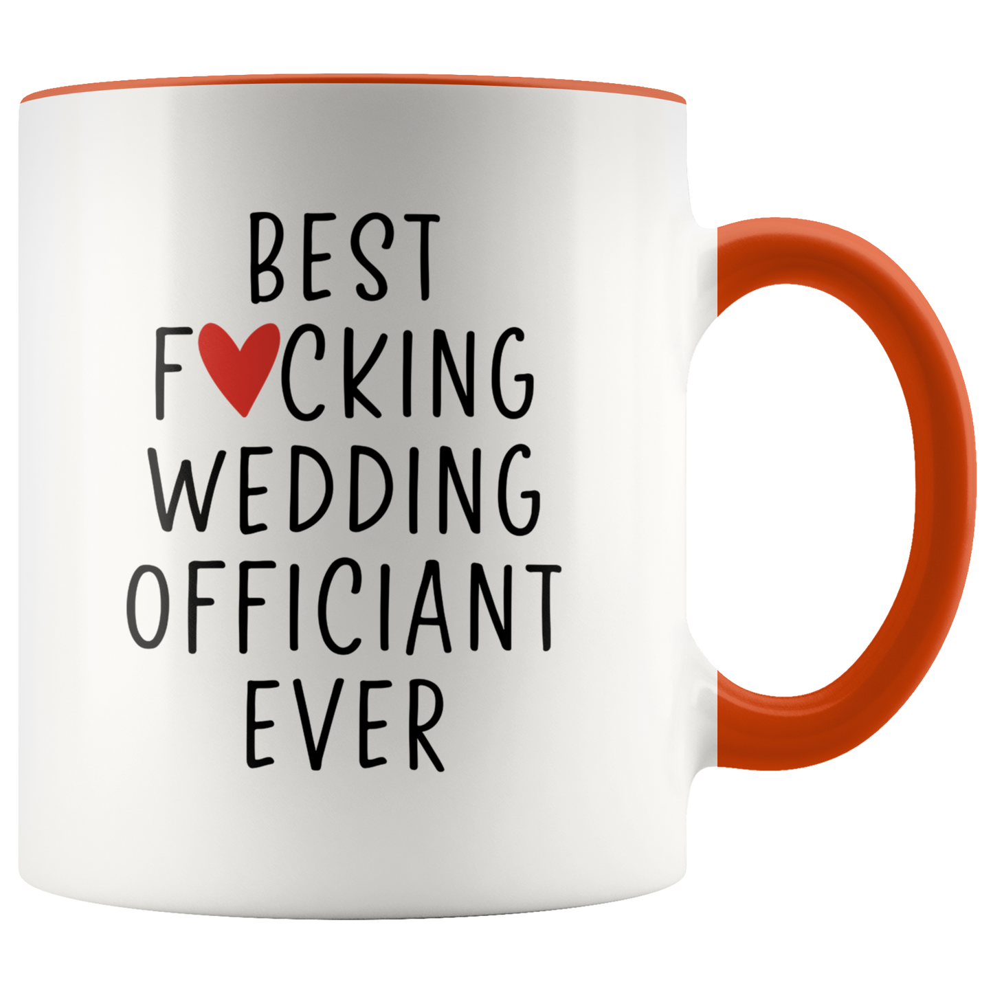 Wedding Officiant Gifts, Coffee Mug, Two Tone Accent Cup, Birthday Gift for Men and Women