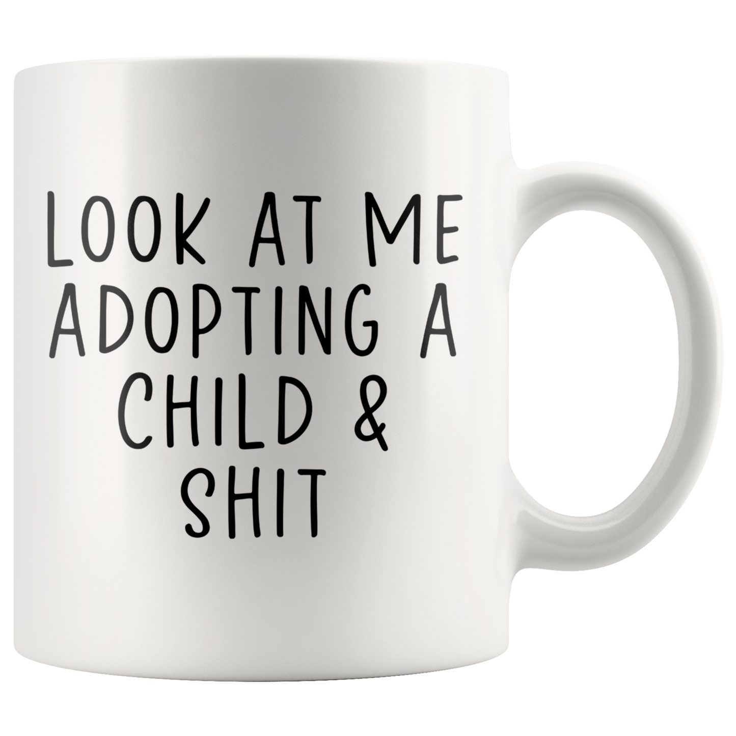 Child Adoption Gifts, Coffee Mug, Two Tone Accent Cup, Birthday Gift for Men and Women