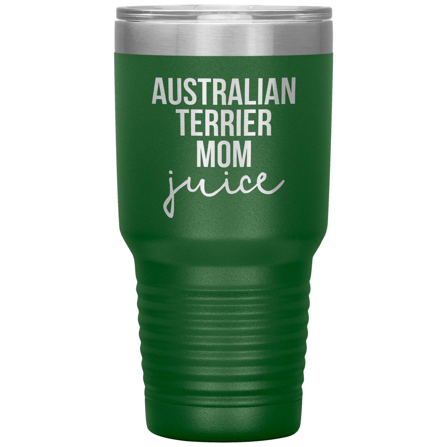 Australian Terrier Mom Tumbler, Funny Travel Coffee Mug, Birthday Gifts for Men and Women