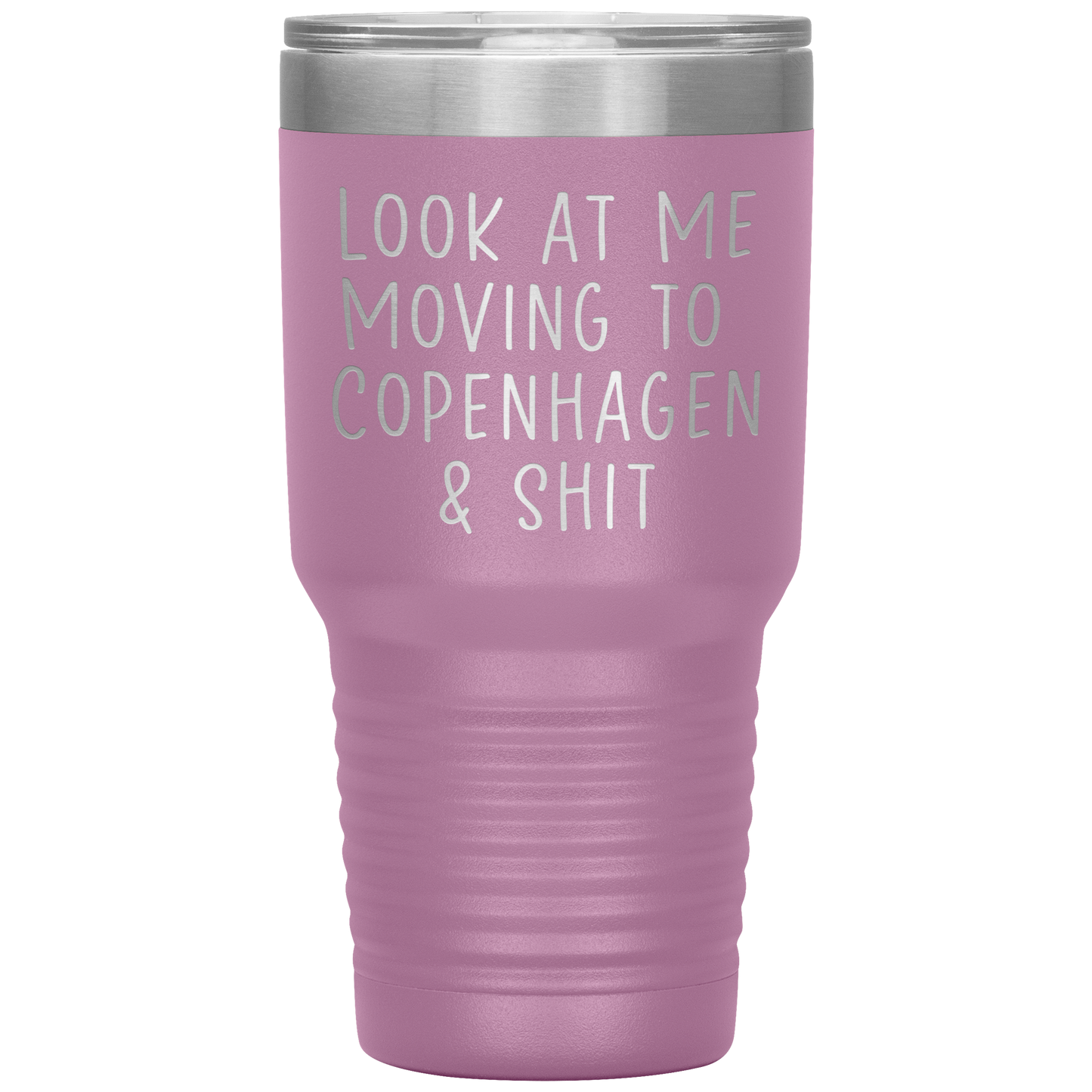 Moving to Copenhagen Denmark Tumbler, Funny Travel Coffee Mug, Birthday Gifts for Men and Women