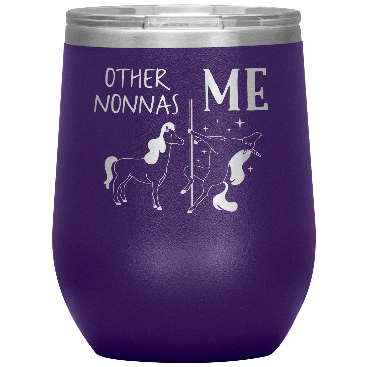 Nonna Wine Tumbler, Nonna Gifts, Travel Wine Cup, Birthday Gifts for Men and Women