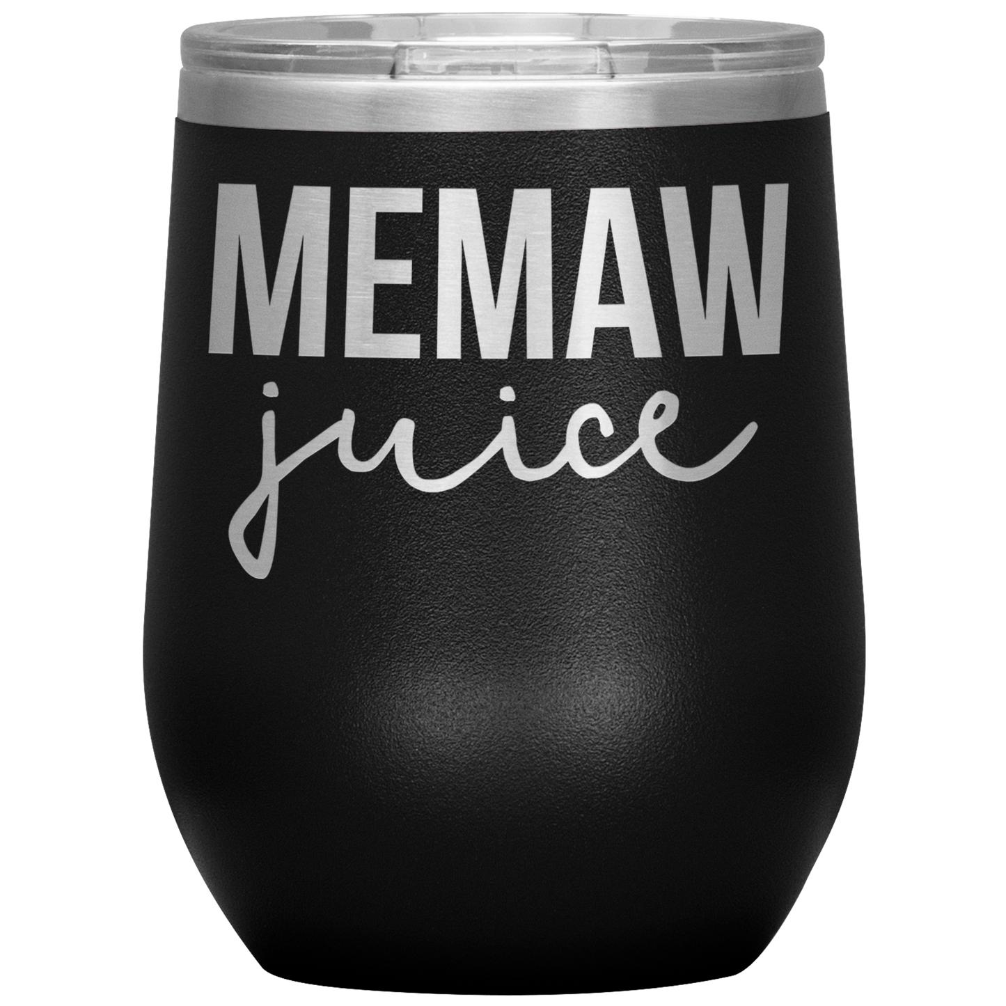 Memaw Wine Tumbler, Memaw Gifts, Travel Wine Cup, Cadeaux d’anniversaire pour hommes et femmes