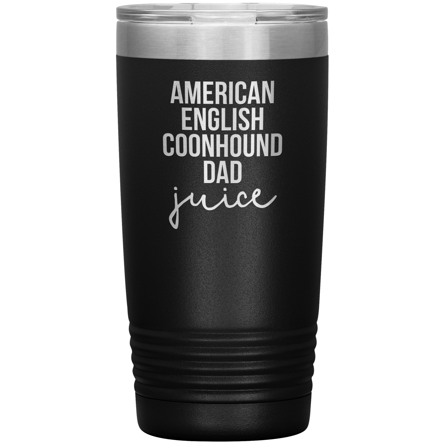 American English Coonhound Dad Tumbler, Funny Travel Coffee Mug, Birthday Gifts for Men and Women