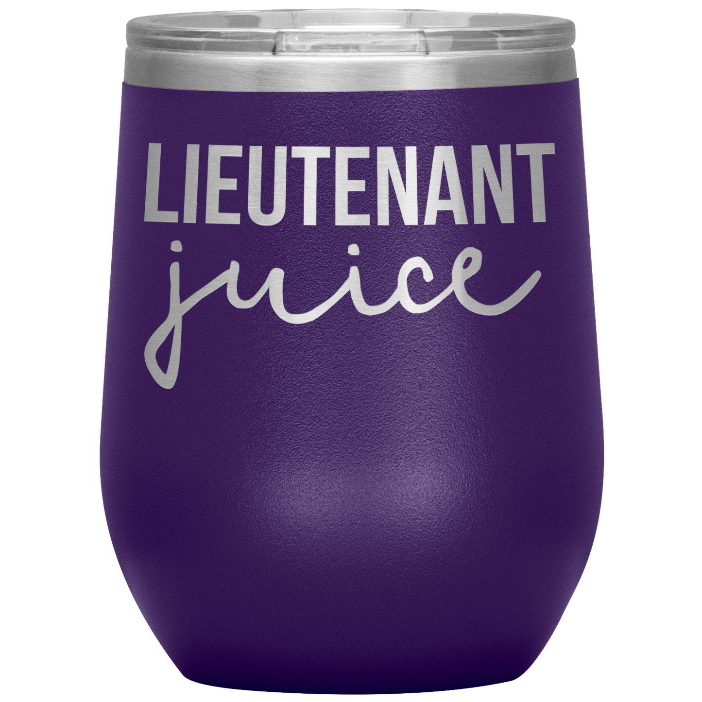 Lieutenant Wine Tumbler, Lieutenant Gifts, Travel Wine Cup, Birthday Gifts for Men and Women