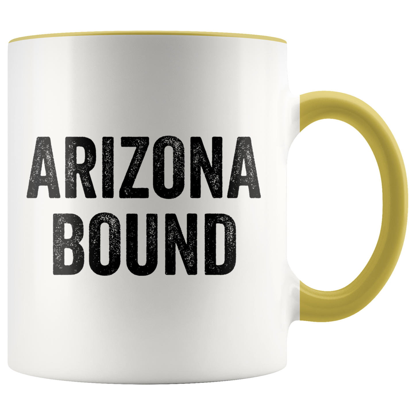 Moving to Arizona Gifts, Coffee Mug, Two Tone Accent Cup, Birthday Gift for Men and Women