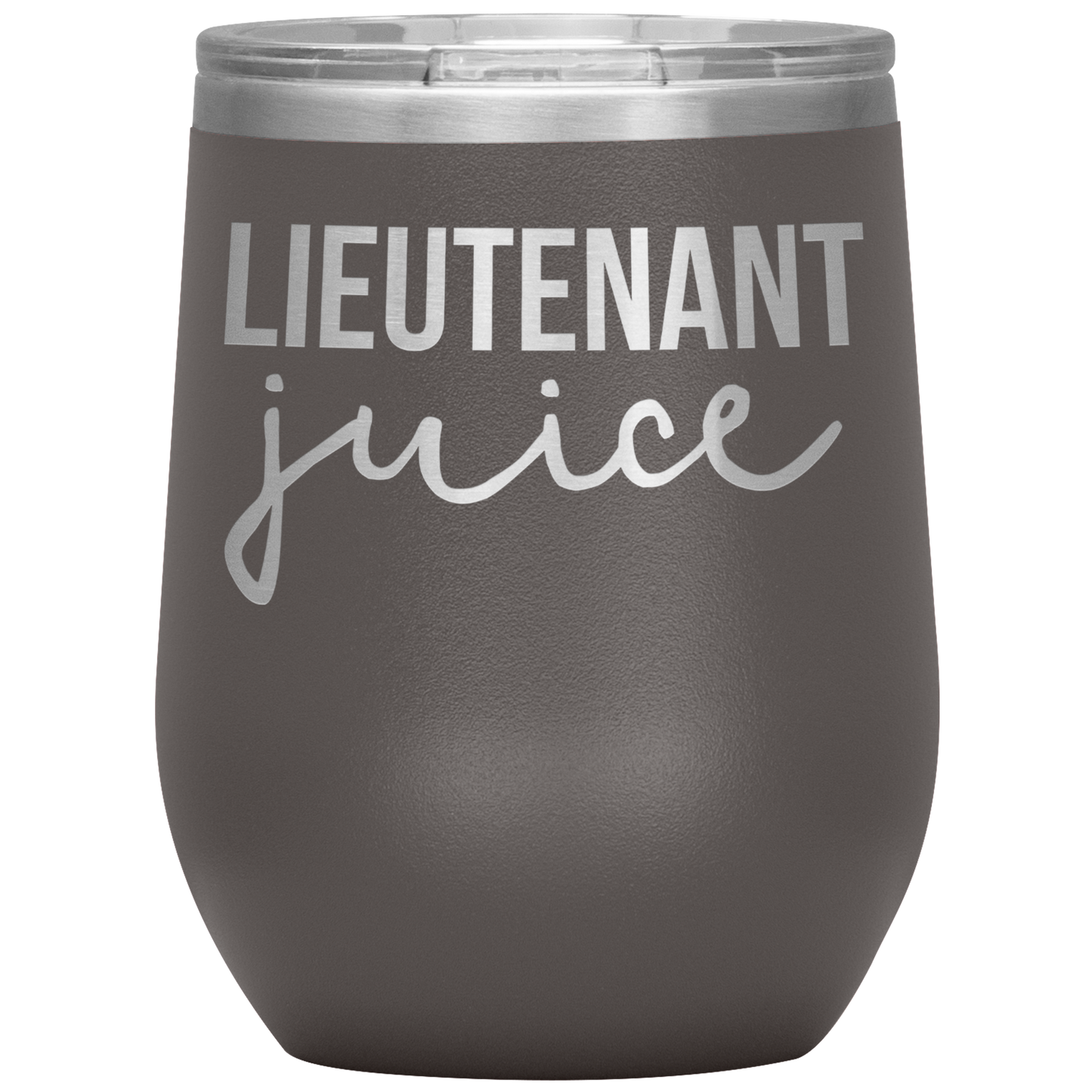 Lieutenant Wine Tumbler, Lieutenant Gifts, Travel Wine Cup, Birthday Gifts for Men and Women