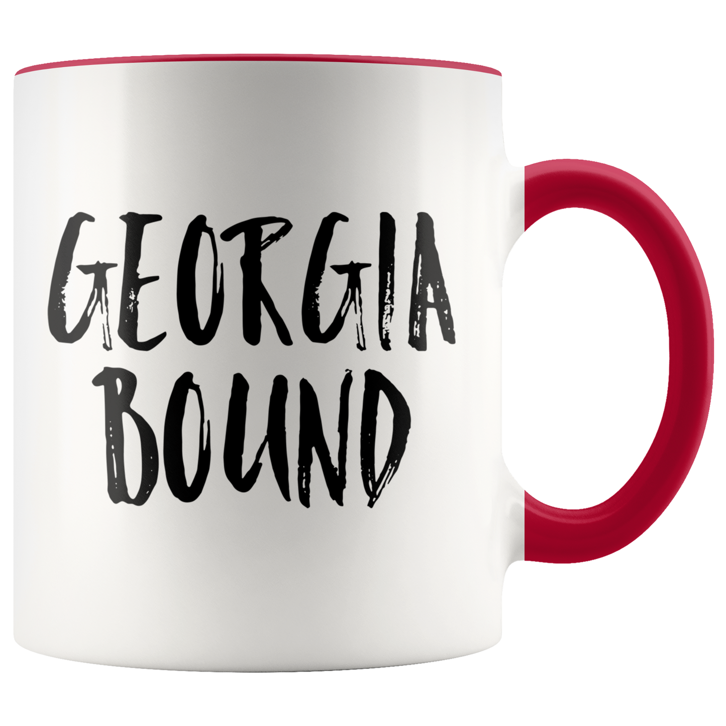 Moving to Georgia Gifts, Moving Away Coffee Mug, Two Tone Accent Cup, Birthday Gift for Men and Women