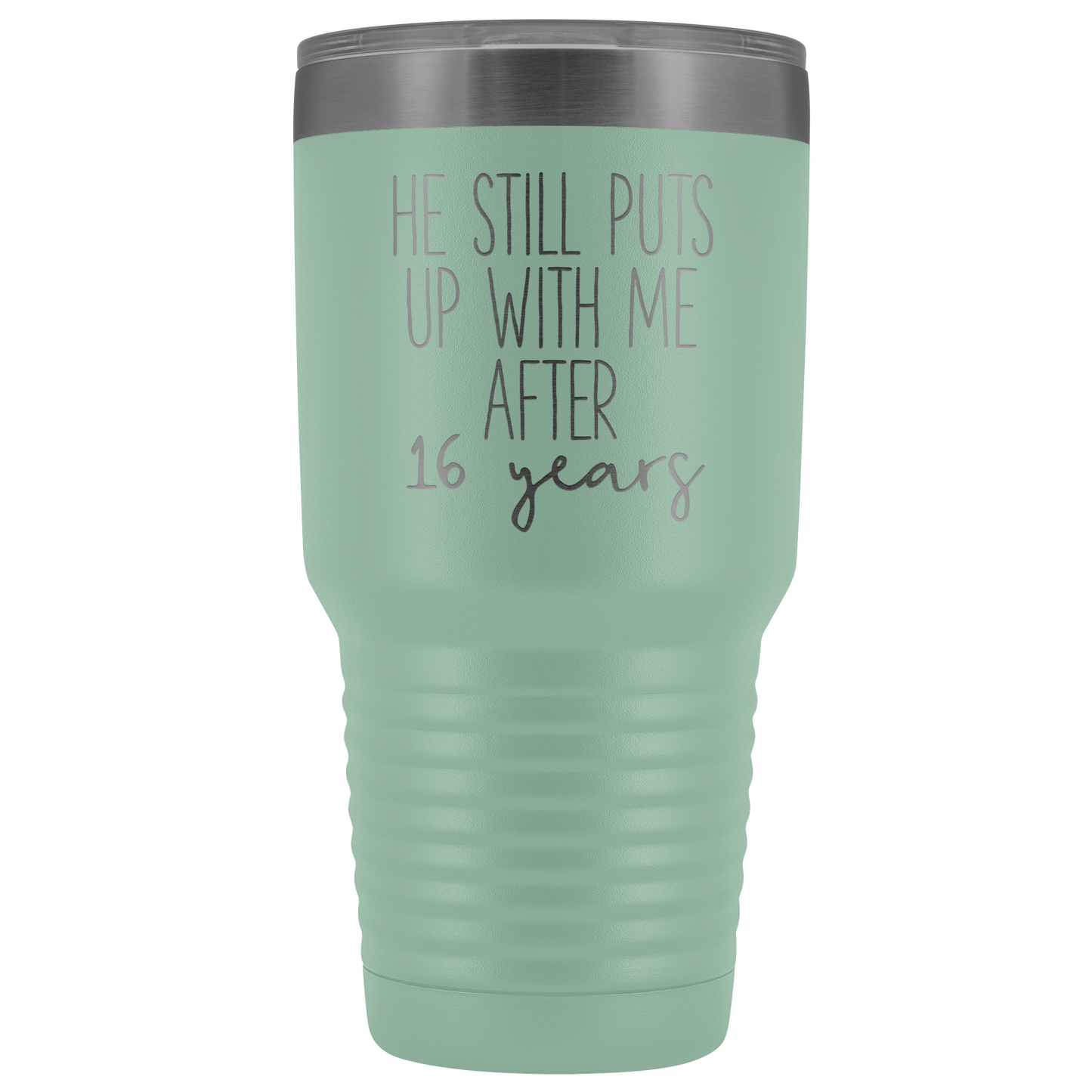 16th Anniversary Gift for Wife, 16th Anniversary Gift for Her, 16 Year Gift for Wife, Tumbler Mug