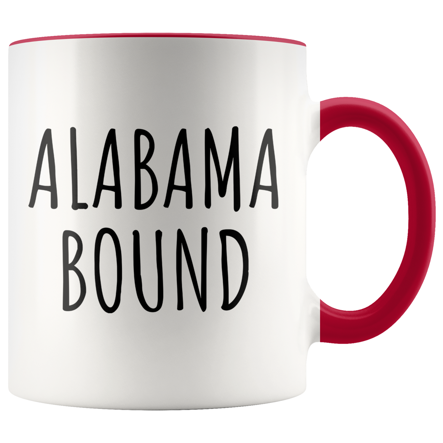 Moving to Alabama Gifts, Coffee Mug, Two Tone Accent Cup, Birthday Gift for Men and Women