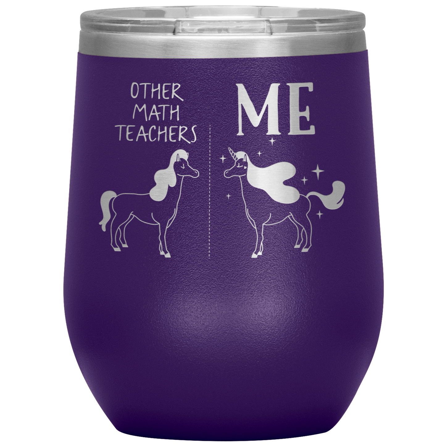 Math Teacher Wine Tumbler, Math Teacher Gifts, Travel Wine Cup, Birthday Gifts for Men and Women