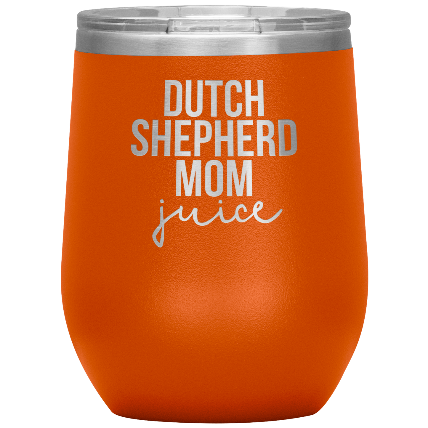 Dutch Shepherd Mom Gifts, Dutch Shepherd Mom Wine Glass, Wine Tumbler, Birthday Gifts for Men and Women