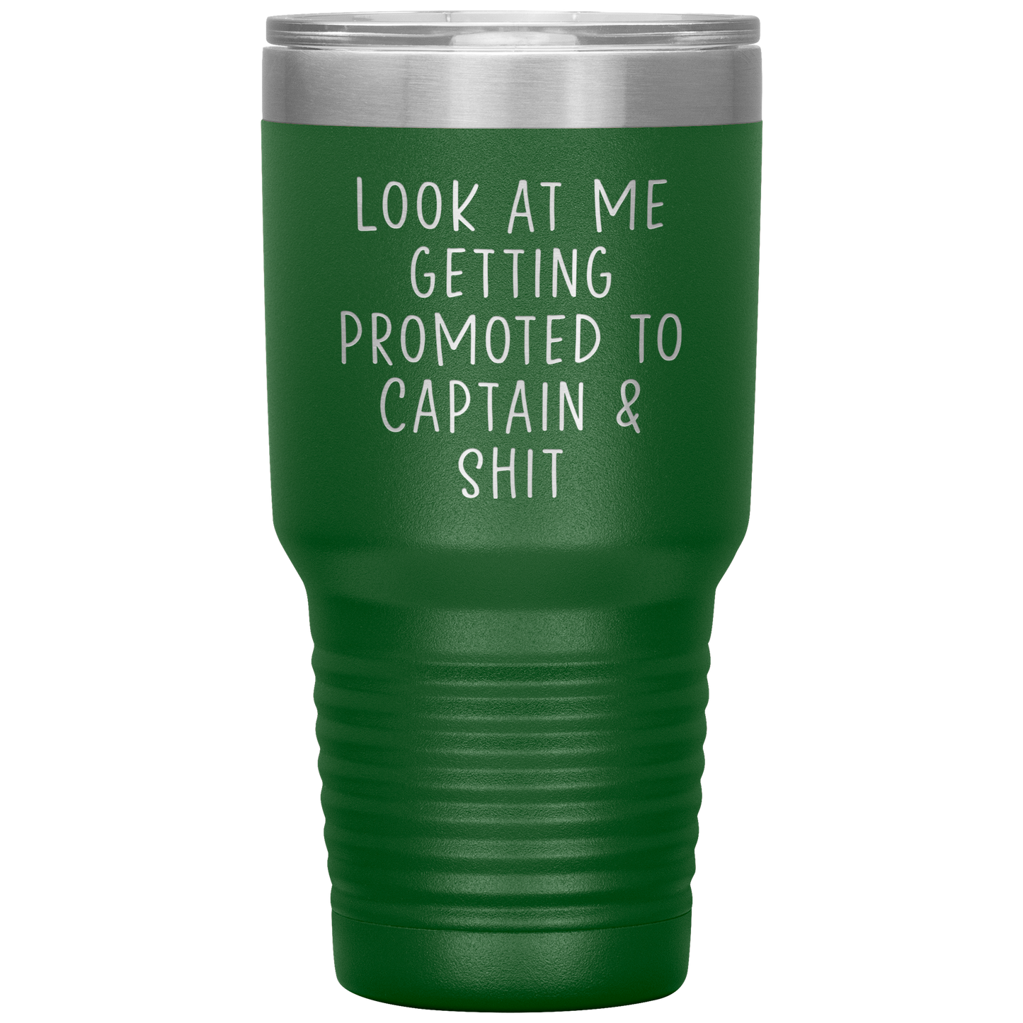 Captain Promotion Tumbler, Captain Promotion Gifts, Travel Coffee Mug, Birthday Gifts for Men and Women