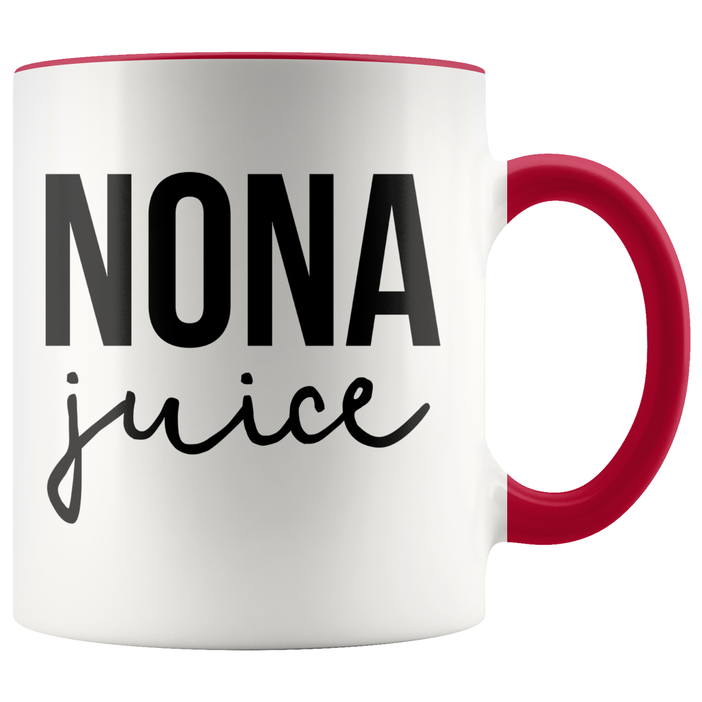 Nona Gifts, Coffee Mug, Two Tone Accent Cup, Birthday Gift for Men and Women