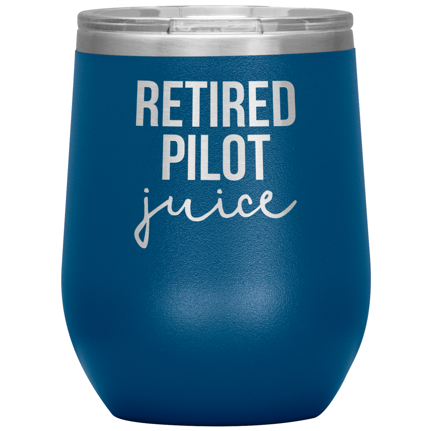 Retired Pilot Retirement Tumbler, Retired Pilot Retirement Gifts, Travel Wine Cup, Birthday Gifts for Men and Women