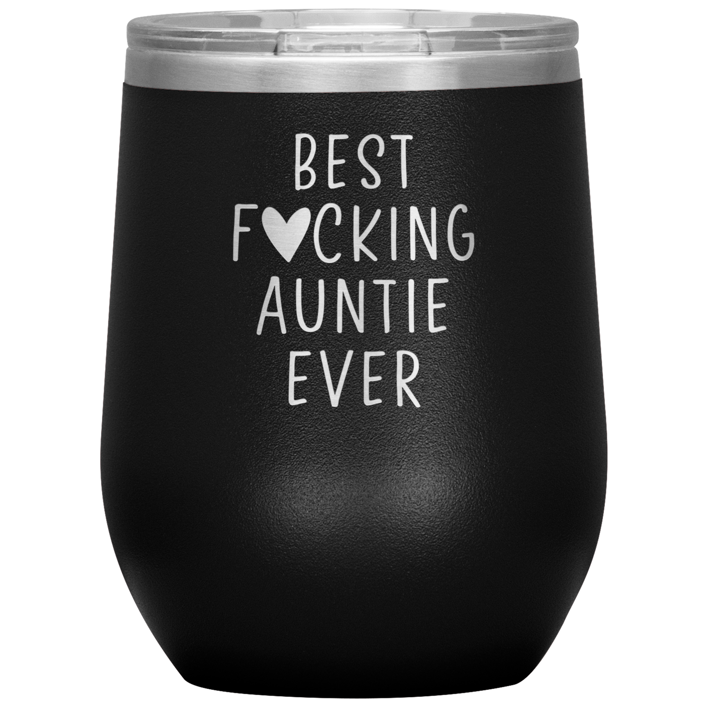 Auntie Wine Tumbler, Auntie Gifts, Travel Wine Cup, Birthday Gifts for Men and Women