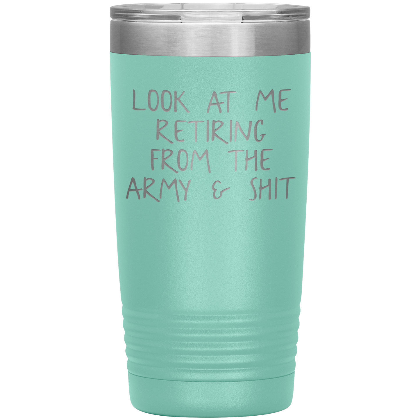 Army Retirement Tumbler, Army Retirement Gifts, Travel Coffee Mug, Birthday Gifts for Men and Women