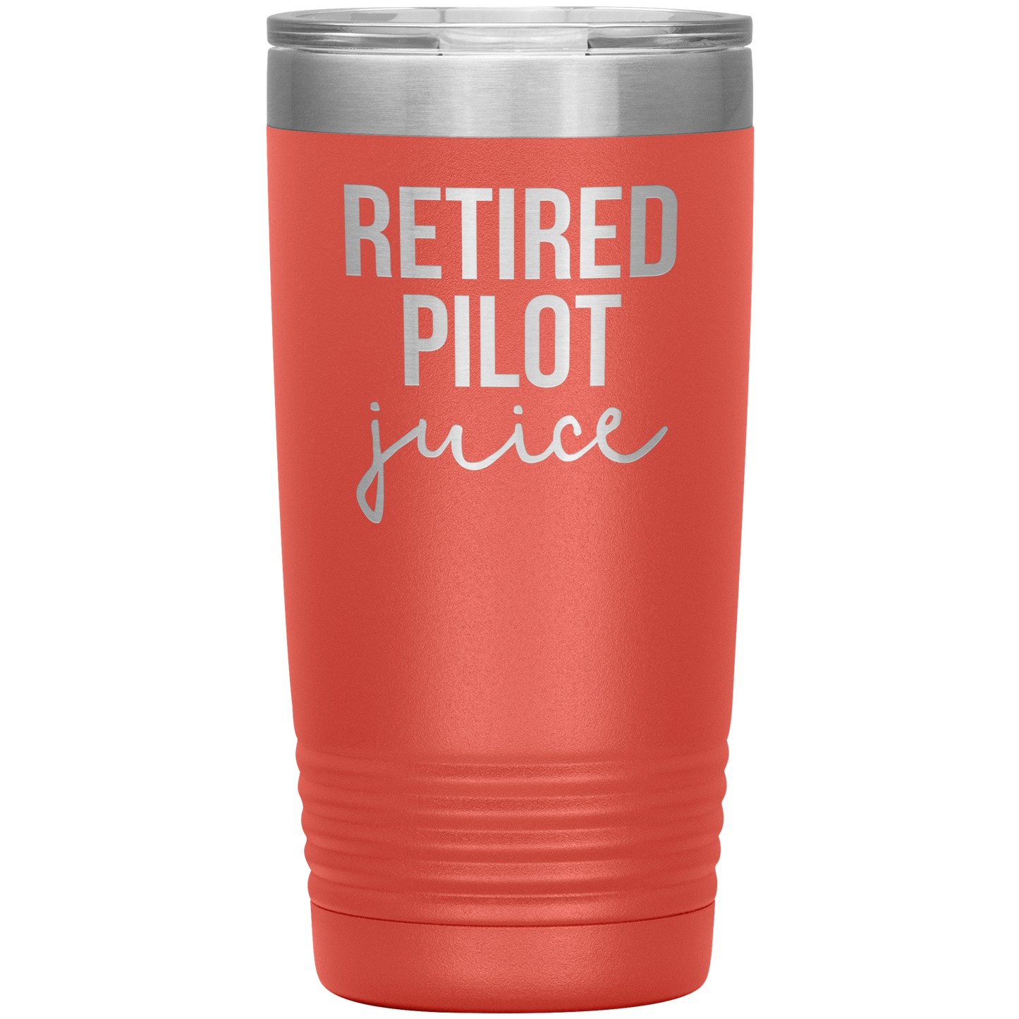 Retired Pilot Retirement Tumbler, Retired Pilot Retirement Gifts, Travel Coffee Mug, Birthday Gifts for Men and Women