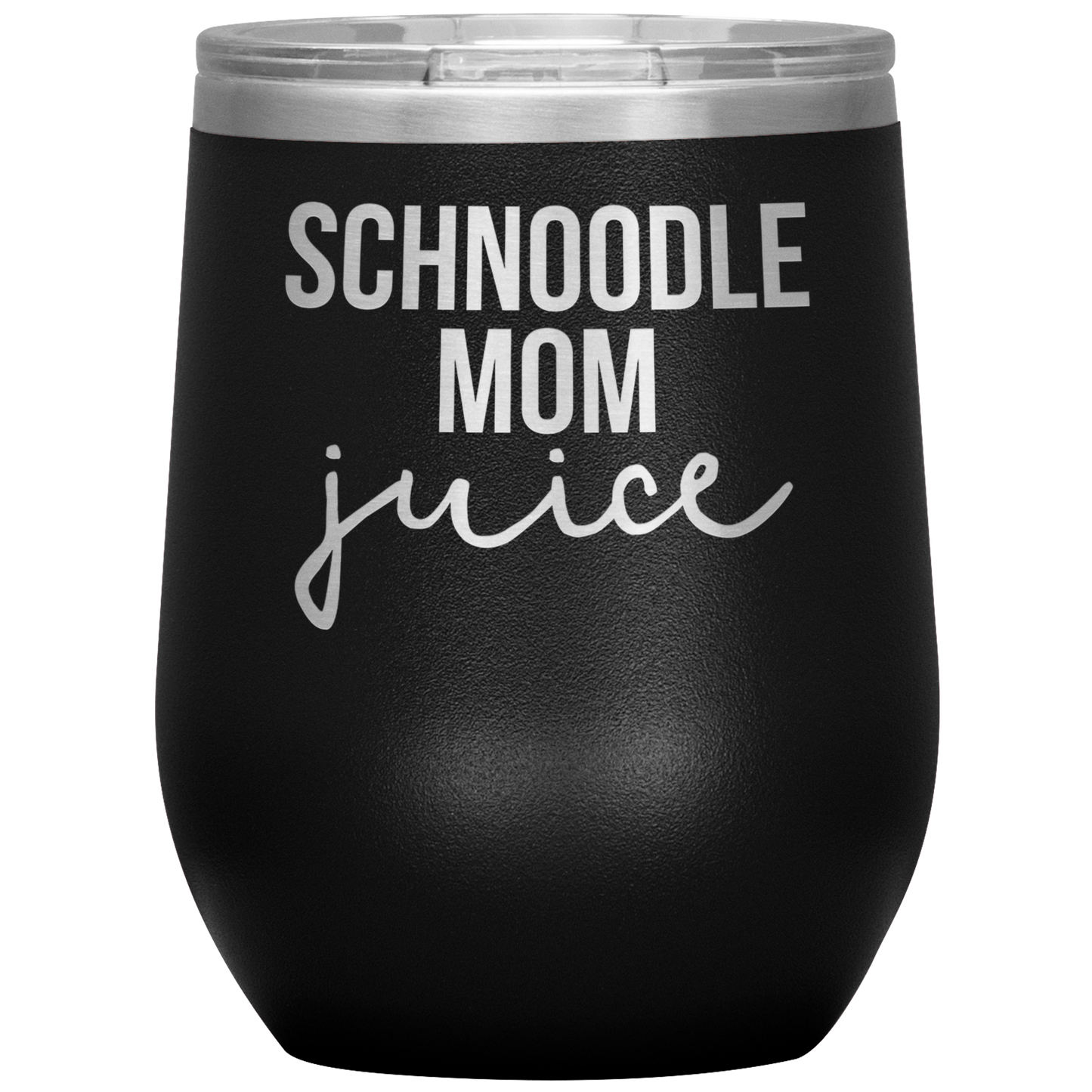 Schnoodle Mom Wine Tumbler, Schnoodle Mom Gifts, Travel Wine Cup, Birthday Gifts for Men and Women