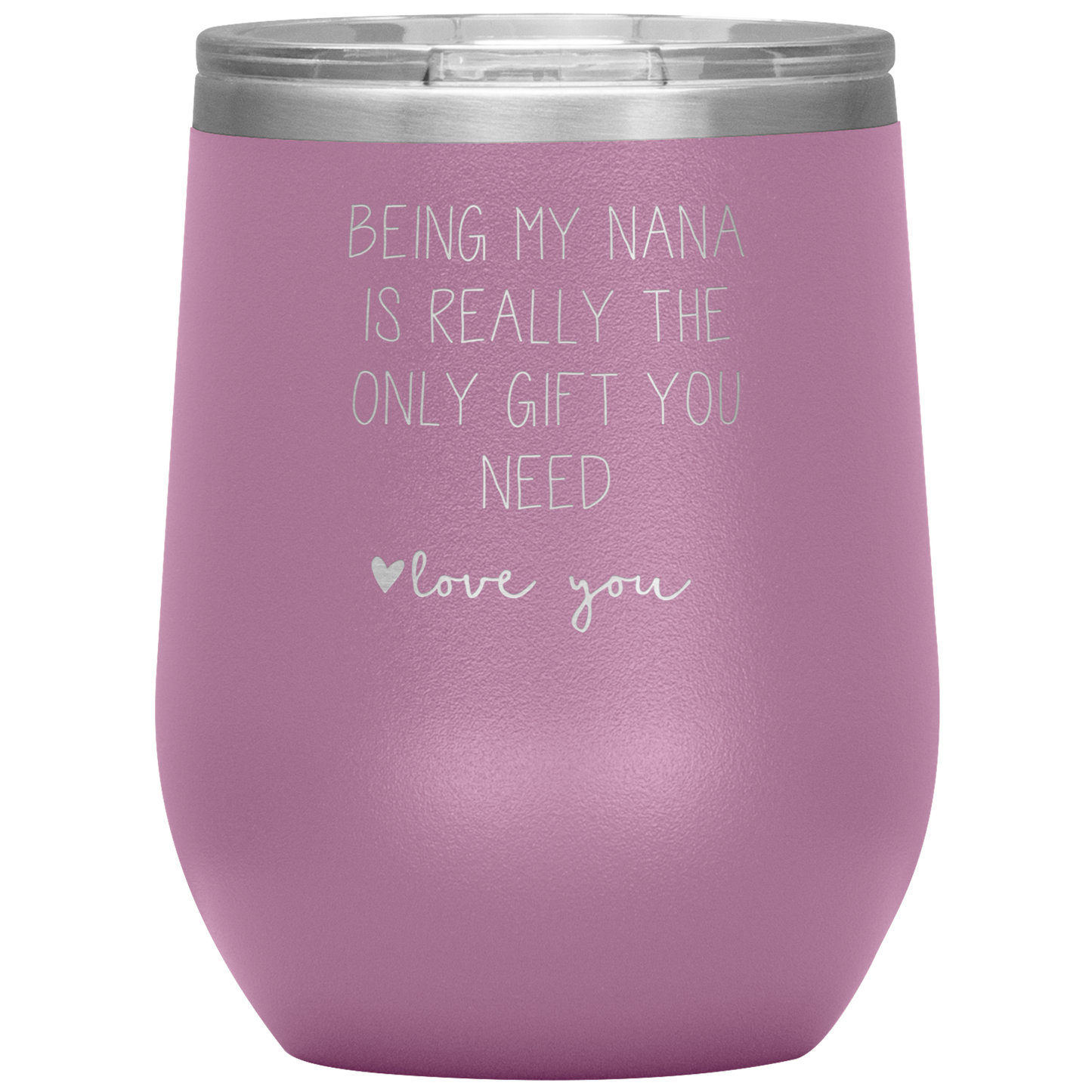 Nana Wine Tumbler, Nana Gifts, Travel Wine Cup, Birthday Gifts for Men and Women