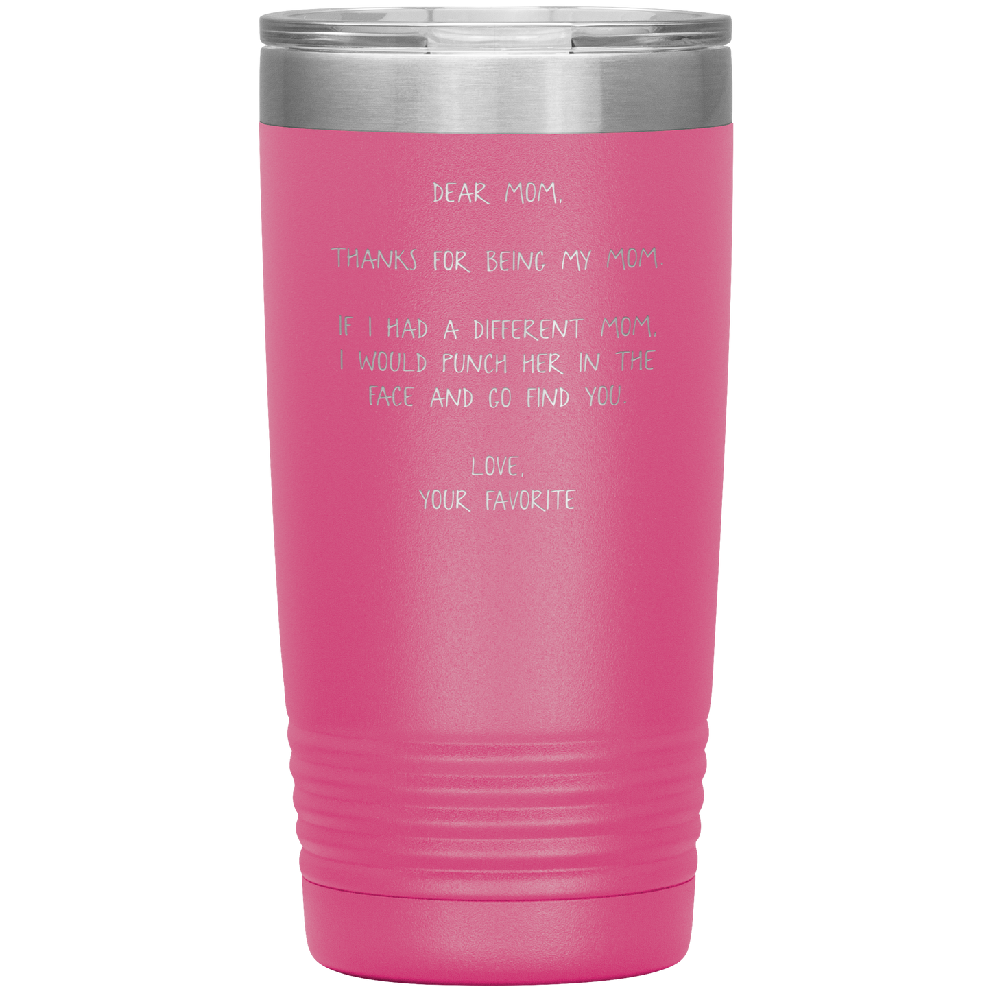 Mom Tumbler, Funny Travel Coffee Mug, Birthday Gifts for Men and Women