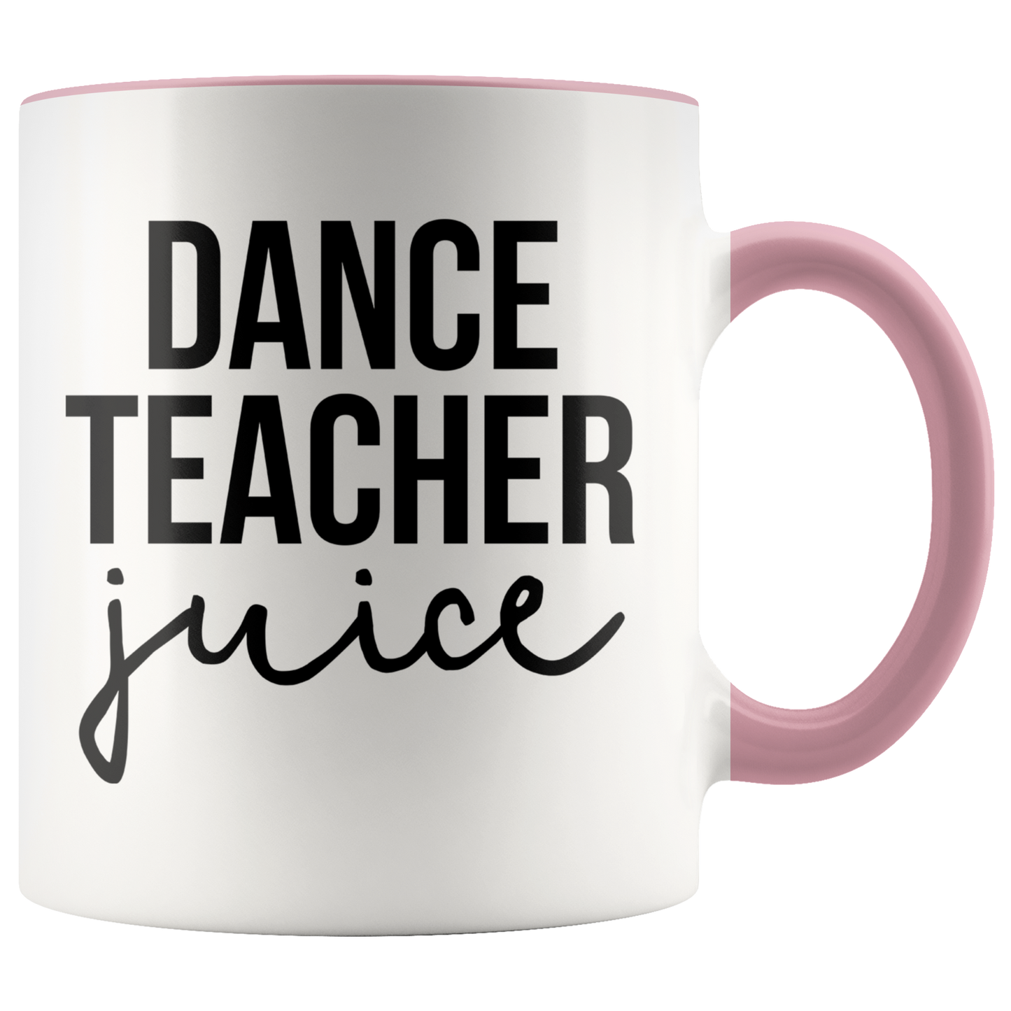 Dance Teacher Gifts, Coffee Mug, Two Tone Accent Cup, Birthday Gift for Men and Women