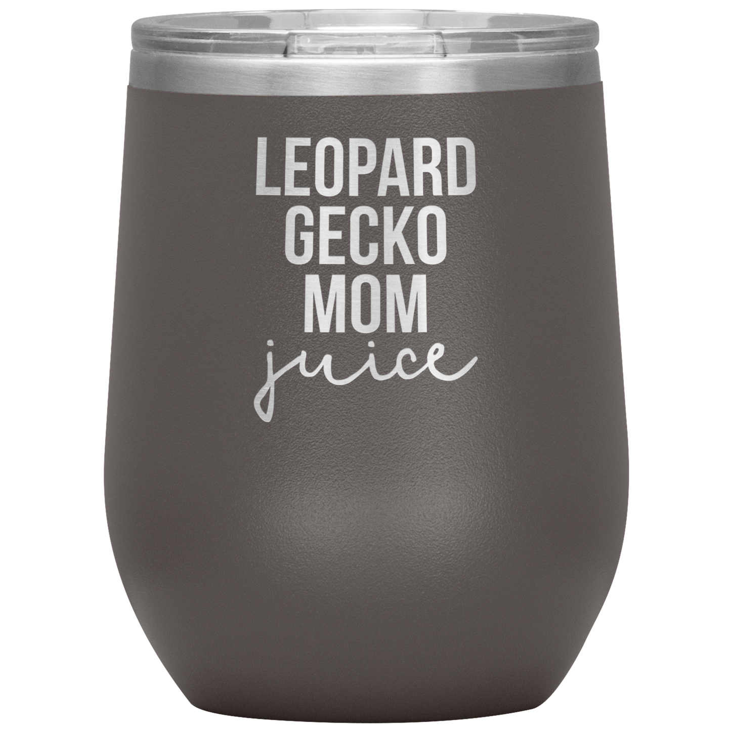 Leopard Gecko Mom Wine Tumbler, Leopard Gecko Mom Gifts, Travel Wine Cup, Birthday Gifts for Men and Women