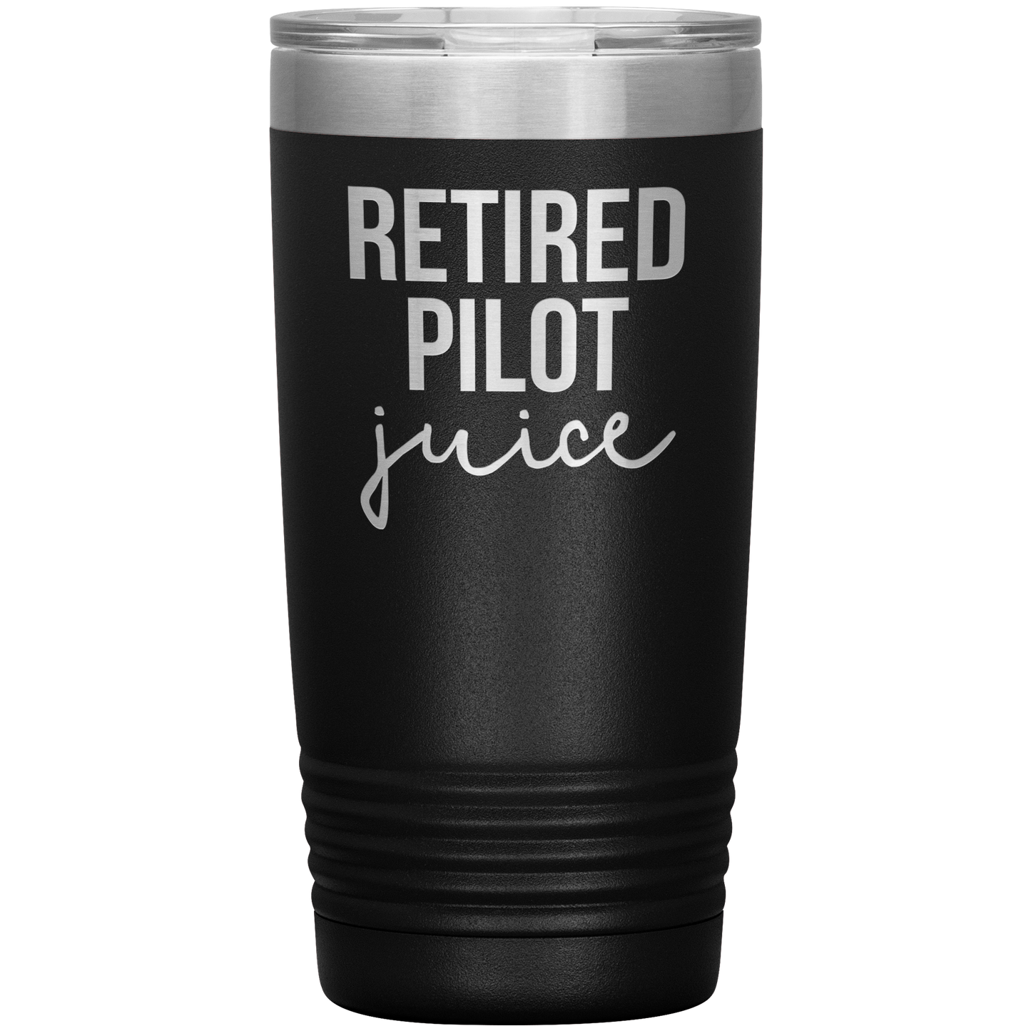 Retired Pilot Retirement Tumbler, Retired Pilot Retirement Gifts, Travel Coffee Mug, Birthday Gifts for Men and Women