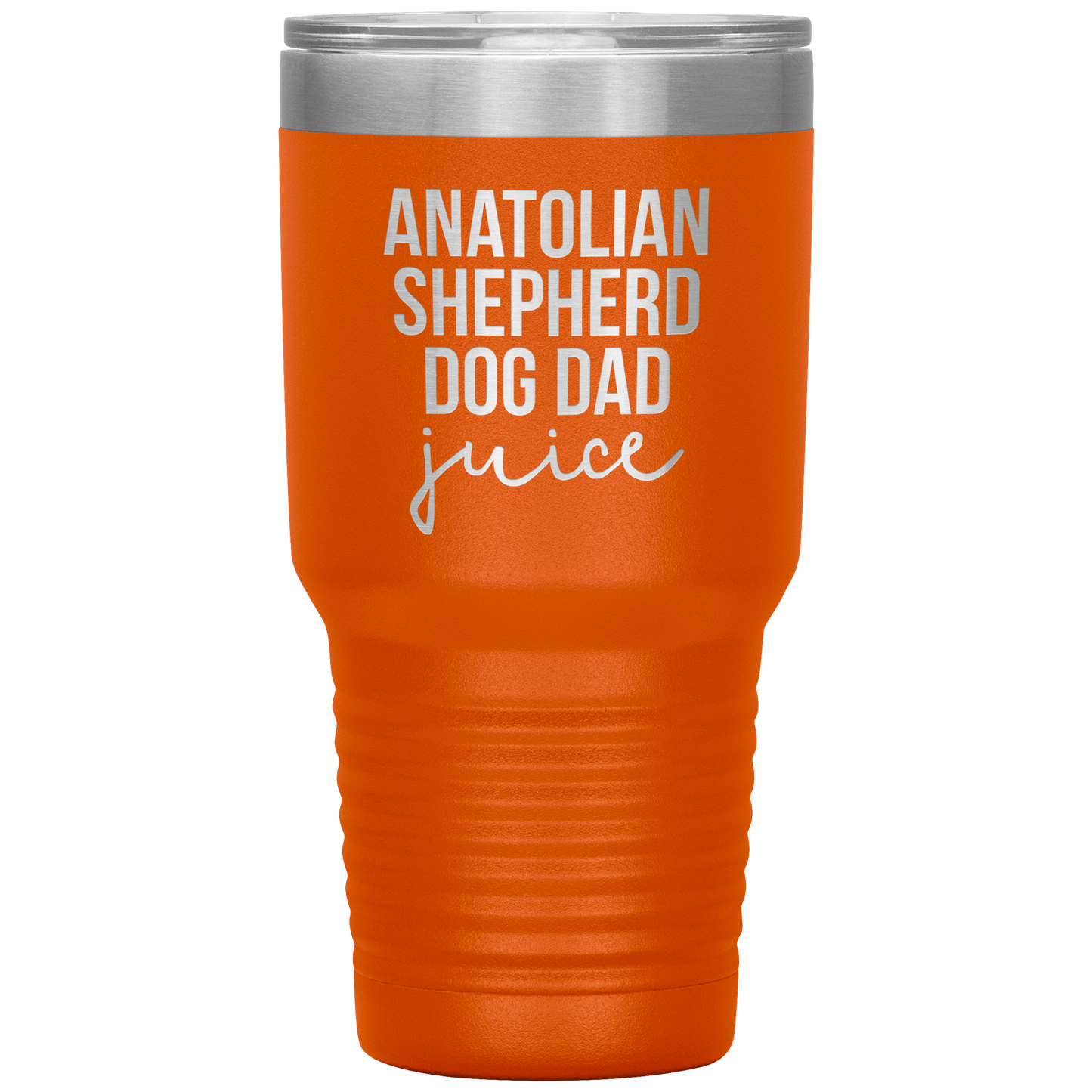 Anatolian Shepherd Dog Dad Tumbler, Funny Travel Coffee Mug, Birthday Gifts for Men and Women