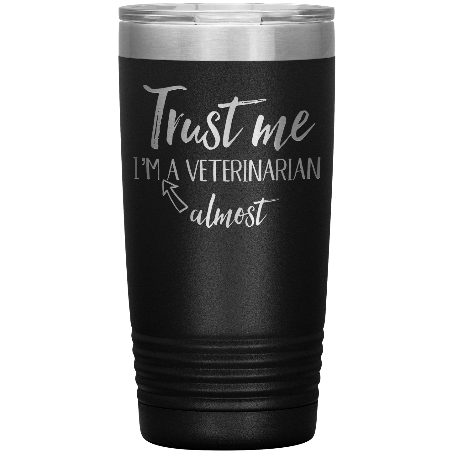 Presentes de estudantes da escola veterinária, caneca de café de pós-graduação da escola veterinária, tumbler de formatura, presentes de aniversário de Collie para homens e mulheres