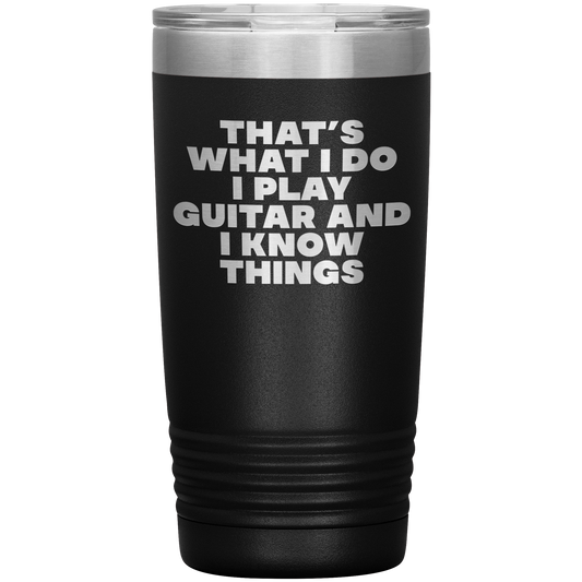 Guitarist Tumbler, Guitarist Gifts, Travel Coffee Mug, Birthday Gifts for Men and Women