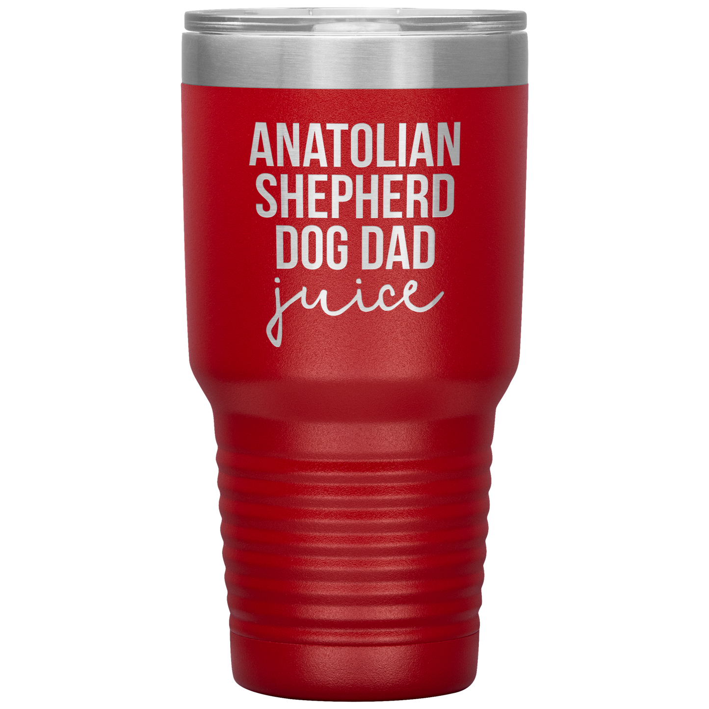 Anatolian Shepherd Dog Dad Tumbler, Funny Travel Coffee Mug, Birthday Gifts for Men and Women