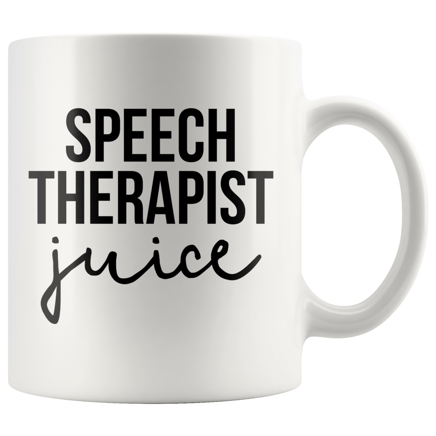 Speech Therapist Gifts, Coffee Mug, Two Tone Accent Cup, Birthday Gift for Men and Women