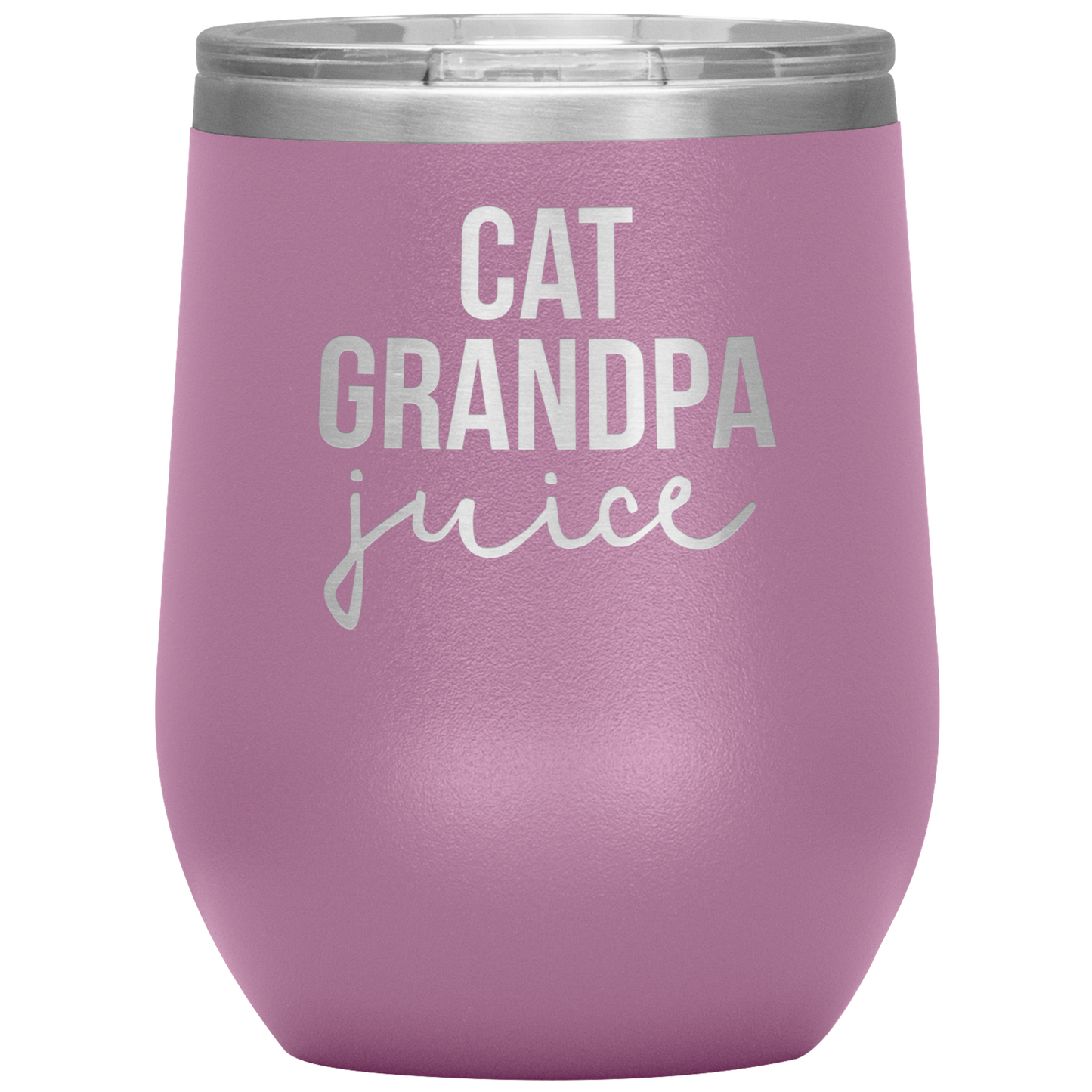 Cat Vovô Vinho Tumbler, Cat Vovô Presentes, Wine Wine Cup, Birthday Gifts para Homens e Mulheres