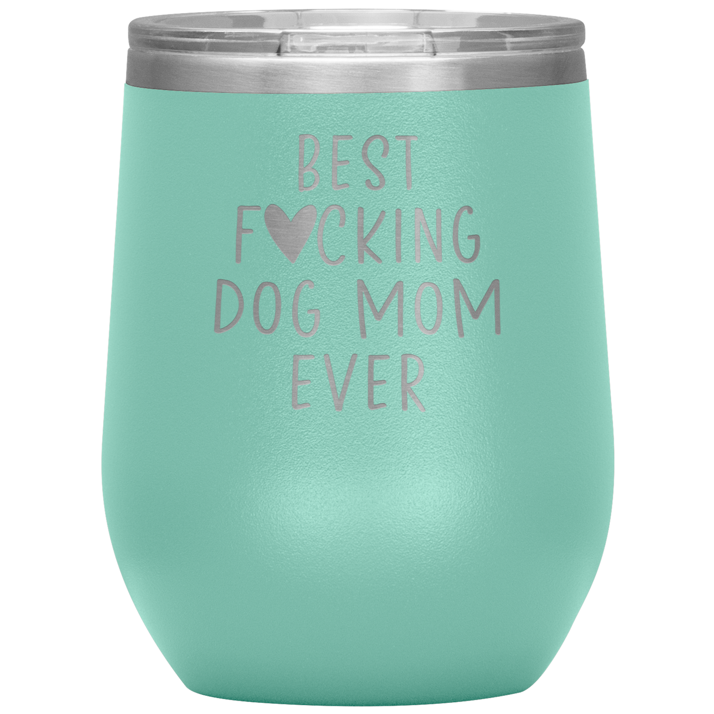 Dog Mom Wine Tumbler, Dog Mom Gifts, Travel Wine Cup, Birthday Gifts for Men and Women