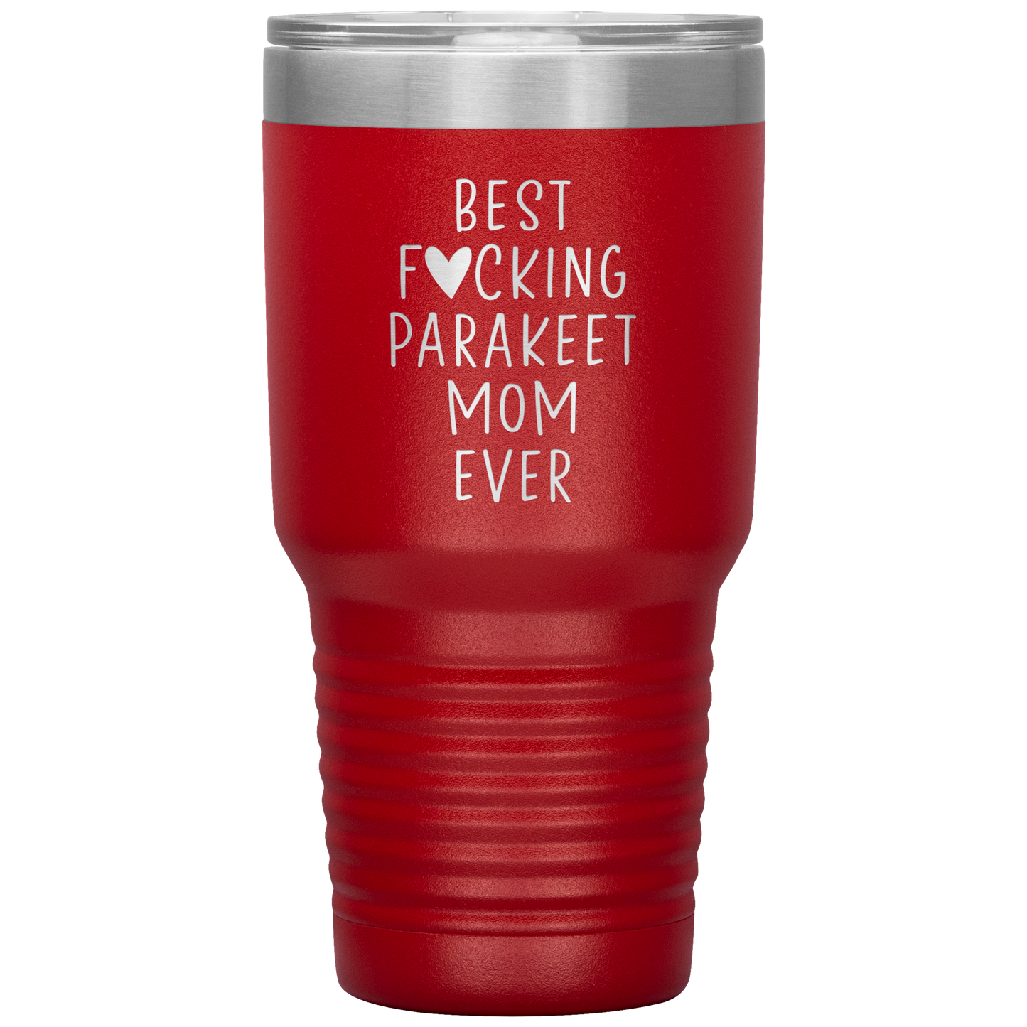 Parakeet Mom Tumbler, Parakeet Mom Gifts, Travel Coffee Mug, Birthday Gifts for Men and Women