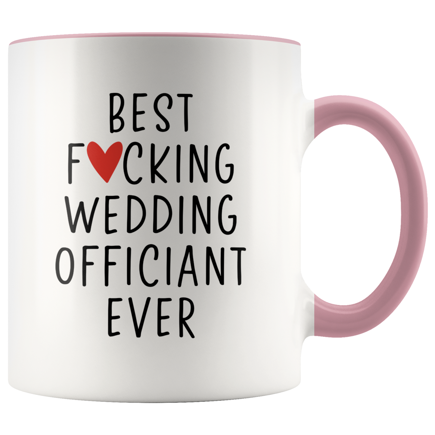 Wedding Officiant Gifts, Coffee Mug, Two Tone Accent Cup, Birthday Gift for Men and Women