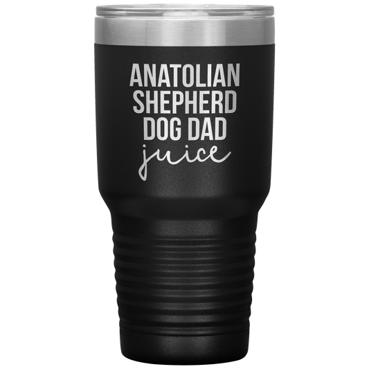 Anatolian Shepherd Dog Dad Tumbler, Funny Travel Coffee Mug, Birthday Gifts for Men and Women