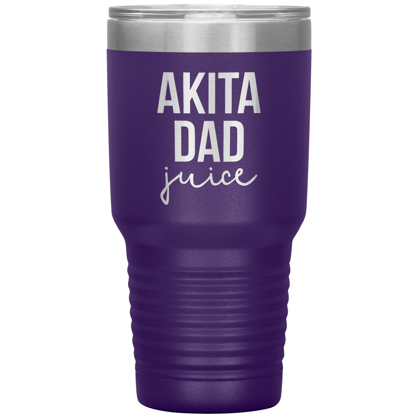 Akita Dad Tumbler, Funny Travel Coffee Mug, Birthday Gifts for Men and Women